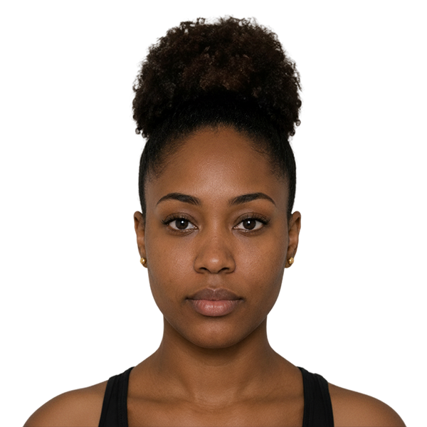Lifted & sculpted face
